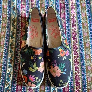 Keds x Rifle Paper Co. Floral Slip-On Sneakers